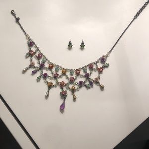 Necklace set with earrings